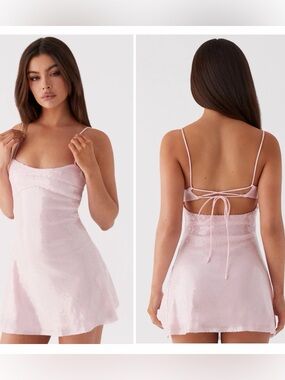 NEW Peppermayo Paloma Blush Sequin Mini Dress